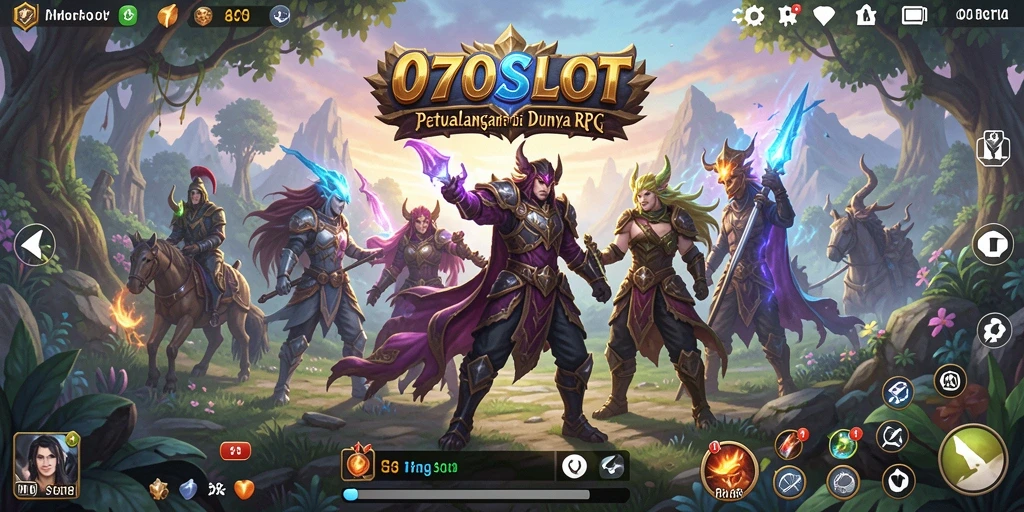 Tampilan permainan RPG yang memukau di 070SLOT.