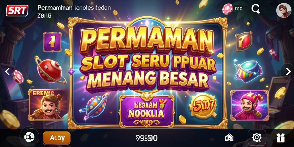 Screenshot gameplay 5RT yang menampilkan momen seru dari permainan Slot.