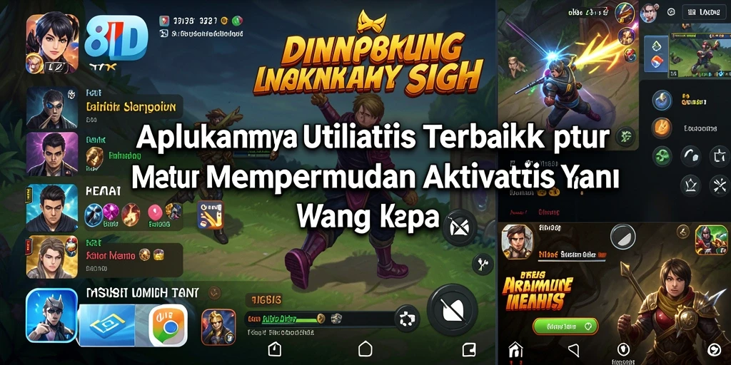 Tampilan utama 8ID yang menampilkan fitur utilitas yang intuitif.