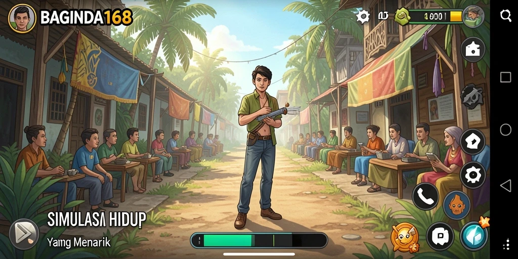 Screenshot menampilkan pengalaman gameplay menarik di BAGINDA168.