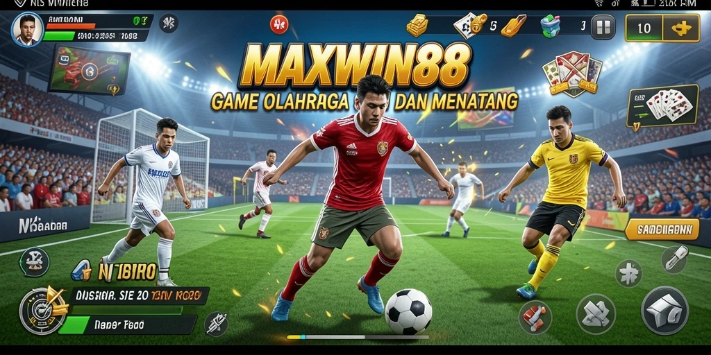 Tampilan gameplay seru dan interaktif dalam MAXWIN88.