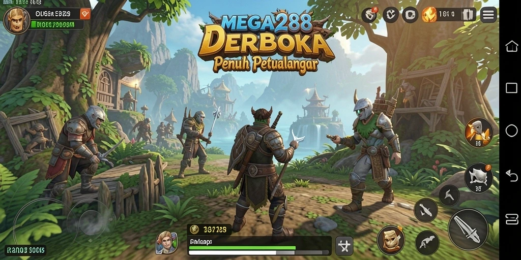 Tampilan gameplay MEGA288 yang menawan dalam dunia terbuka.