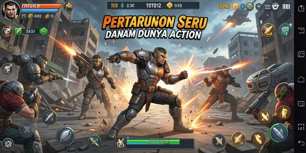 Tampilan aksi seru dalam game TOTO12 yang penuh tantangan.