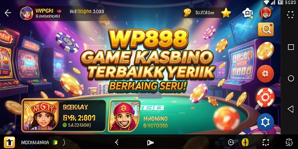 Tampilan gameplay WP888 yang menegangkan dan menarik dalam permainan Kasino.
